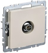 IEK Brite Base бежевый розетка TV оконечнаяная BR-A10-O-K10 IEK Brite Base бежевый розетка TV оконечнаяная BR-A10-O-K10
