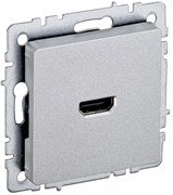 IEK Brite Base алюминий розетка HDMI BR-H10-K47