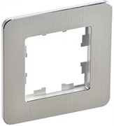 IEK Brite Decor алюминий металл скруглённые рамки углы рамка 1-местная BR-M12-M-21-K47