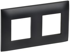 IEK SKANDY Черный Рамка 2-ая SK-F02Bl SK-M22-K02 IEK SKANDY Черный Рамка 2-ая SK-F02Bl SK-M22-K02