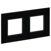 IEK SKANDY Стекло Черный Рамка 2-ая SK-F22Bl SK-M22-G-K02 IEK SKANDY Стекло Черный Рамка 2-ая SK-F22Bl SK-M22-G-K02