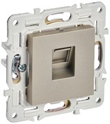 IEK SKANDY Шампань Розетка компьютерная RJ45 кат.5E SK-K01Sh SK-K10-1-K37