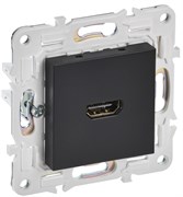 IEK SKANDY Черный Розетка HDMI SK-H01Bl SK-H10-K02 IEK SKANDY Черный Розетка HDMI SK-H01Bl SK-H10-K02