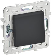 IEK SKANDY Графит Выключатель 1-клавишный проходной 10А SK-V02G SK-V12-0-10-K53