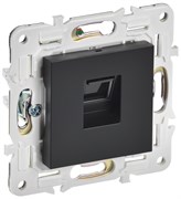 IEK SKANDY Черный Розетка компьютерная RJ45 кат.6 SK-K02Bl SK-K10-2-K02 IEK SKANDY Черный Розетка компьютерная RJ45 кат.6 SK-K02Bl SK-K10-2-K02