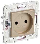 IEK SKANDY Песочный Розетка б/з 10А SK-R02Sa SK-R10-10-K98