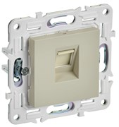 IEK SKANDY Бежевый Розетка компьютерная RJ45 кат.6 SK-K02B SK-K10-2-K10