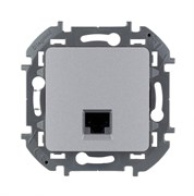 Legrand Inspiria алюминий информационная розетка RJ 45 - категория 5e - UTP 673827