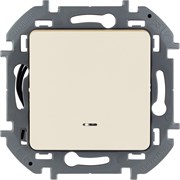 Legrand Inspiria слоновая кость выключатель одноклавишный с подсветкой/индикацией 10 AX - 250 В 673611