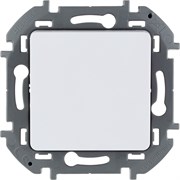 Legrand Inspiria белый переключатель без фиксации (кнопка) с Н.О./Н.З. контактом 6 A - 250 В 673690