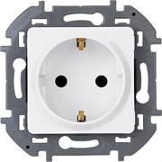 Legrand Inspiria белый розетка 2К+З - немецкий стандарт - 16 А - 250 В 673720