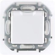 Legrand Inspiria белый розетка 2К+З IP 44 с откидной крышкой и шторками - немецкий стандарт - 16 А - 250 В 673740