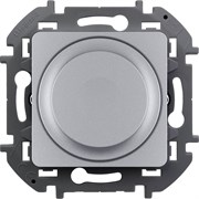 Legrand Inspiria алюминий светорегулятор поворотный без нейтрали 300Вт 673792