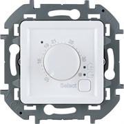 Legrand Inspiria белый термостат с внешним датчиком для тёплых полов 673810