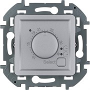 Legrand Inspiria алюминий термостат с внешним датчиком для тёплых полов 673812