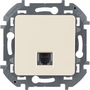 Legrand Inspiria слоновая кость телефонная розетка RJ11 673821
