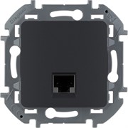 Legrand информационная розетка RJ 45 - категория 6 - UTP - Inspiria - антрацит 673833