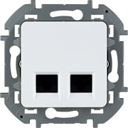 Legrand Inspiria белый двойная розетка RJ 45 - категория 6 - UTP 673840
