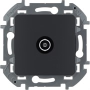 Legrand Inspiria антрацит розетка TV - проходная - 14 дБ - 5-862 мГц 673863
