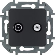 Legrand Inspiria антрацит розетка TV/SAT звезда 673883