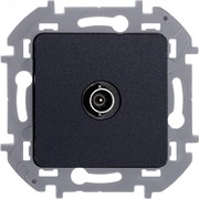 Розетка телевизионная проходная TV Inspiria 14дБ 5-862мГц механизм антрацит Leg 673863 pe826552