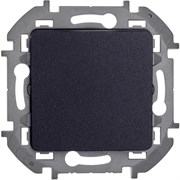 Legrand/Daccord Inspiria Переключатель перекрёстный одноклавишный 10АХ 250В винтовые зажимы - антрацит 673583