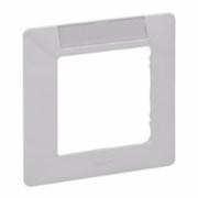 Legrand Etika белый рамка 1-ая с держателем для маркировки 672506