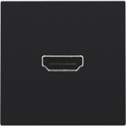 Niko Черный Розетка  HDMI/HDMI 161-69417