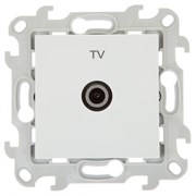 Simon 24 Белая Розетка TV одиночная 2450477-030