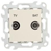 Simon 24 Слоновая кость Розетка TV-SAT оконечная 2410486-031