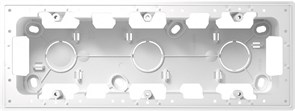 Simon 24 Алюминий Коробка подъемная на 3 поста для накладного монтажа S24 2400753-033
