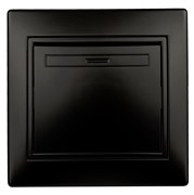 Intro Переключатель Plano 1-108-05 промежуточный, 10А-250В, IP20, СУ, антрацит Б0053823