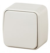 Intro 3-101-02 Выключатель, 10А-250В, IP20, ОУ, Polo, сл.кость (18/360/4320) Б0036115
