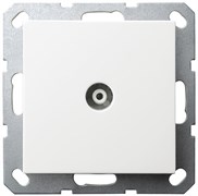 Jasmart G Белый глянцевый Розетка TV оконечная G6001W