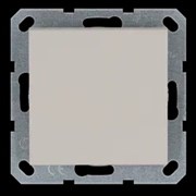 Jasmart Выключатель одноклавишный перекрестный 10A 250V~ с накладкой, цвет Тауп G3013T