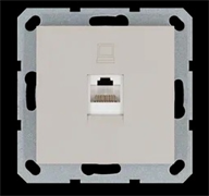 Jasmart Интернет-розетка RJ45 с накладкой, цвет Тауп G6105T