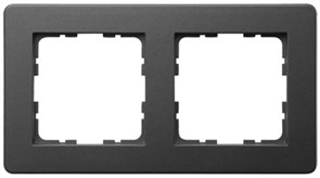 Jasmart G-Flex Черный матовый Рамка 2-ая G1102PB
