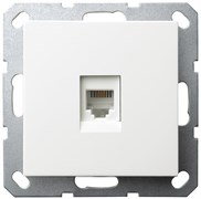 Jasmart G Белый глянцевый Розетка RJ11 G6101W