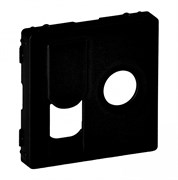 Legrand Valena Life Black лицевая панель розетки TV-RJ45, антрацит. 756832