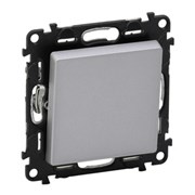 Legrand Valena Life алюминий переключатель 1-клавишный 10А 250В 752606