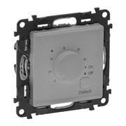 Legrand Valena Life алюминий Регулятор тёплого пола 16А 250В 752334