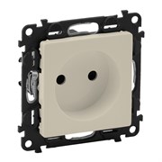 Legrand Valena Life слоновая кость розетка без заземления, со шторками, безвинт зажим 753516