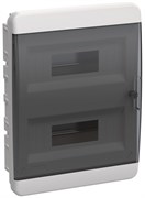 IEK TEKFOR Корпус пласт. ЩРВ-П-24 IP41 черн. прозр. дверь TF5-KP12-V-24-41-K01-K03
