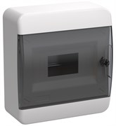 IEK TEKFOR Корпус пласт. ЩРН-П-8 IP41 черн. прозр. дверь TF5-KP12-N-08-41-K01-K03
