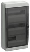 IEK TEKFOR Корпус пласт. КМПн-36 IP65 черн. прозр. дверь TF5-KP72-N-36-65-K03-K02