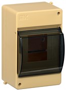 IEK KREPTA 3 Корпус пластиковый  КМПн 2/4 IP30 выкл сосна откр.монтаж MKP42-N-04-30-12-S