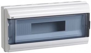 IEK KREPTA 5 Корпус пластиковый КМПн-18 IP55 белый откр.монтаж MKP72-N3-18-55