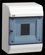 IEK PRIME Корпус пластиковый навесной ЩРН-П-4 белый IP41 MKP82-N-04-41-20