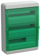 IEK TEKFOR Корпус пласт. КМПн-54 IP65 зелен. прозр. дверь TF5-KP72-N-54-65-K03-K06