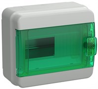 IEK TEKFOR Корпус пласт. КМПн-8 IP65 зелен. прозр. дверь TF5-KP72-N-08-65-K03-K06